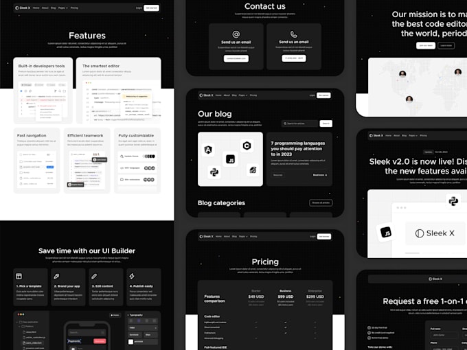 webflow development webflow cms design sleek modern webflow site