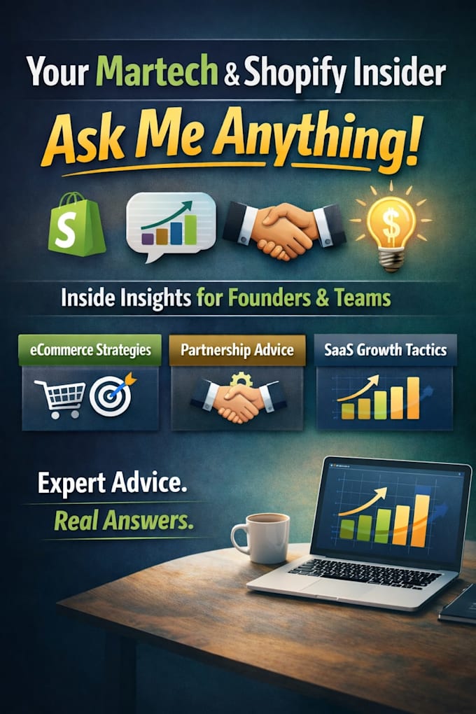 be your martech insider, ask me anything about the shopify ecosystem