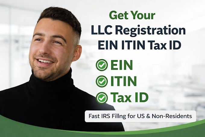 get your llc registration itin number ein number itin application tax id number