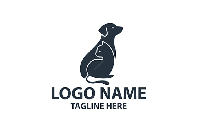 create original attractive dog logo design