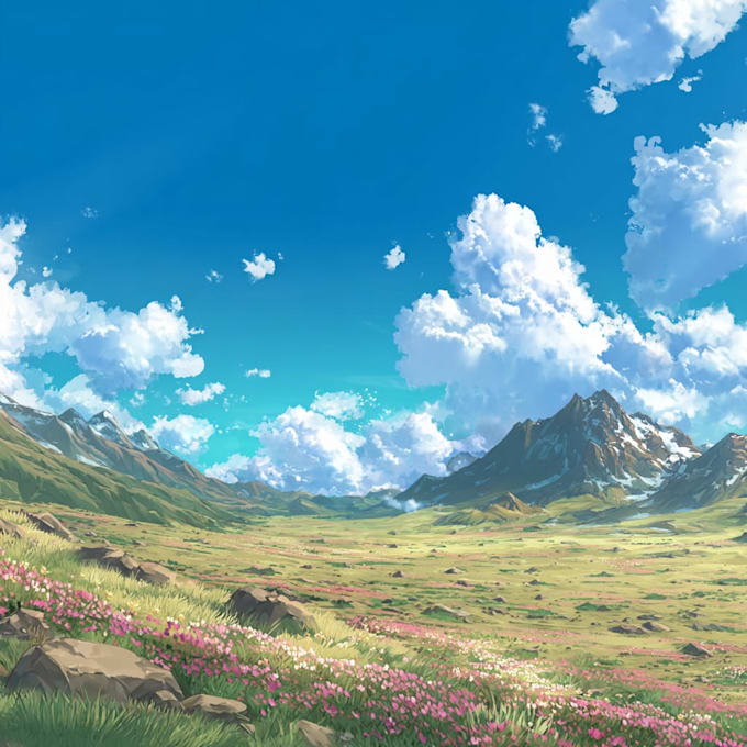 do anime background art