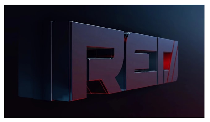 create 3d metal cyberpunk logo design