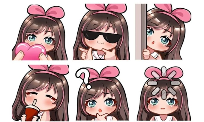create animated chibi emotes for twitch discord and vtuber