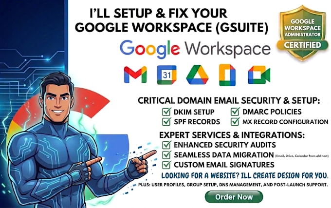 set up and optimize google workspace for your business