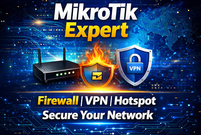 configure mikrotik router, firewall and secure your network