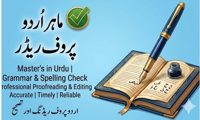 do professional urdu proofreading and editing