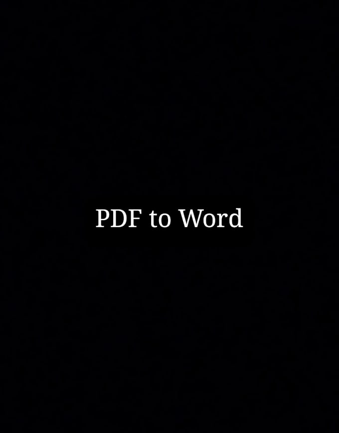 convert PDF to word with high accuracy