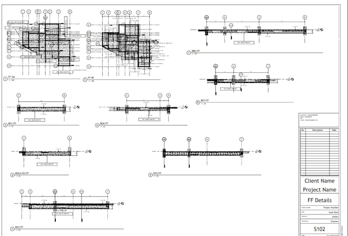 architectural and structural projects in revit