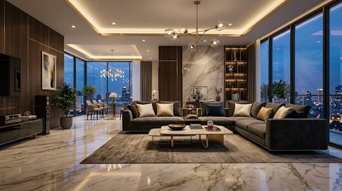 do realistic interior and exterior visualization and virtual staging