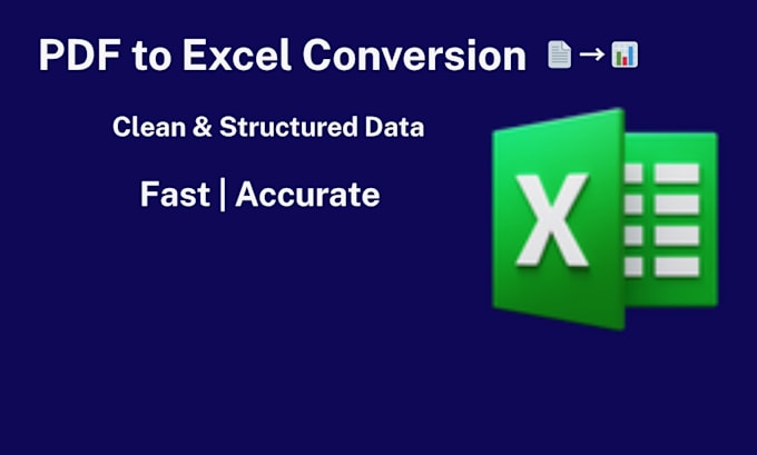 convert PDF to clean and structured excel data