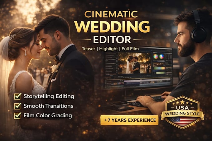 edit cinematic wedding films