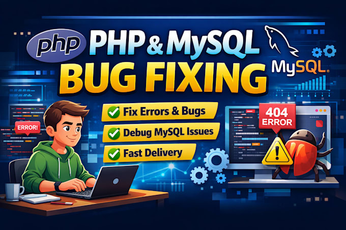 fix PHP bugs, mysql errors, and website issues fast