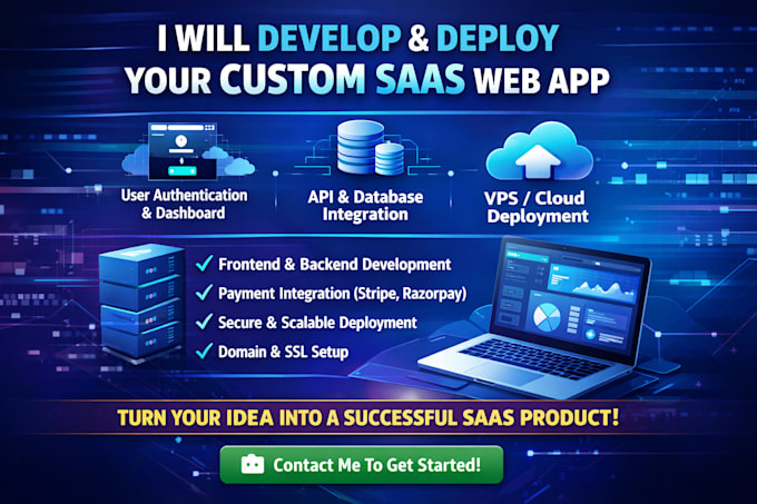make any saas app and deploy