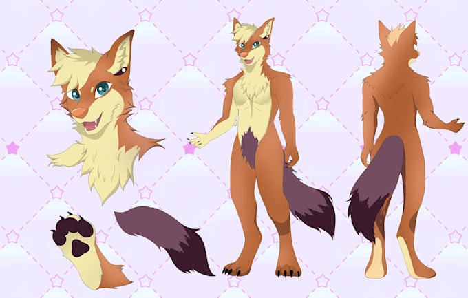 draw furry art character for you