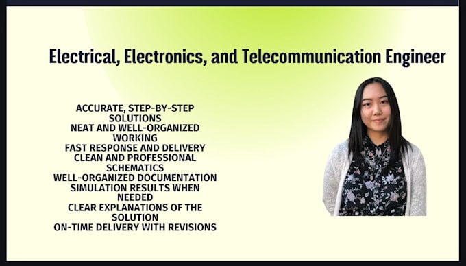 do circuit problems, electrical, electronics engineering