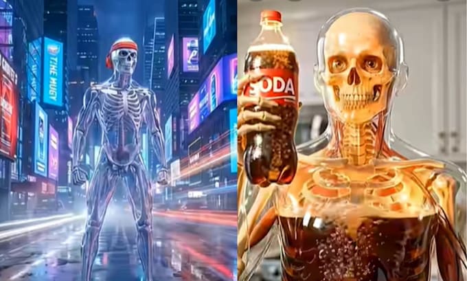 create dr data style ai skeleton animation short video