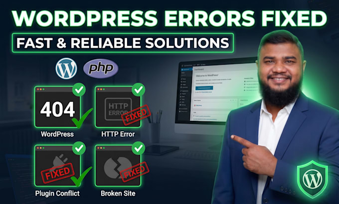fix wordpress errors, bugs, and secure your website