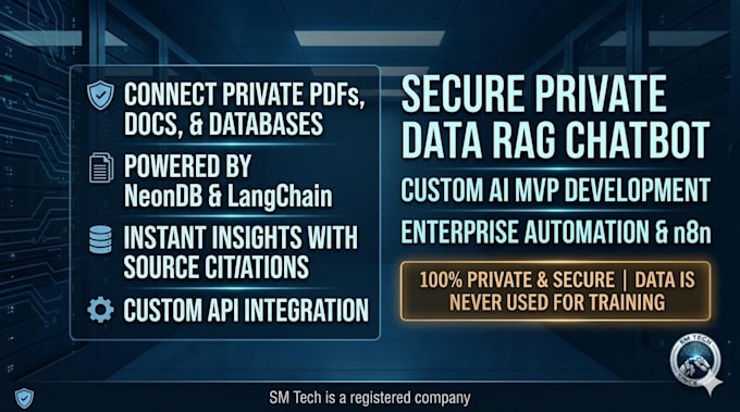 a secure rag ai chatbot for your private data using neondb and nextjs