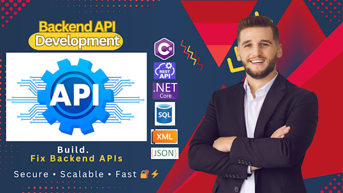 develop secure and scalable net backend apis with database