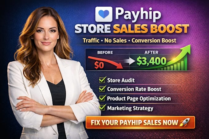 payhip store traffic no sales conversion fix optimization ecommerce sales boost