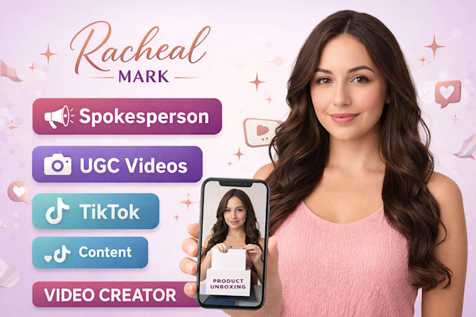 create ugc, spokesperson, and tiktok video content for your brand