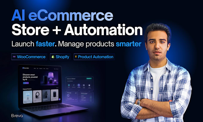 build an ai powered ecommerce website with product automation