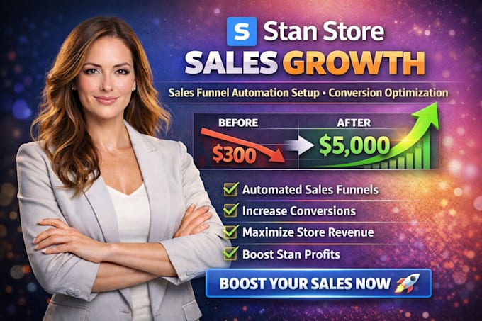 stan store sales funnel automation setup stan store conversion optimization