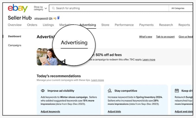 work as a virtual assistant for your ebay account ,