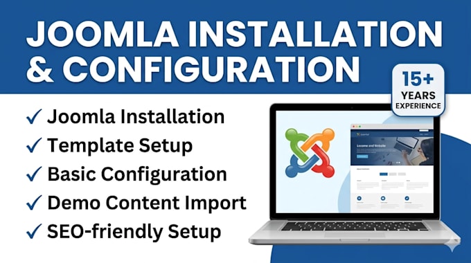 install and configure joomla website professionally