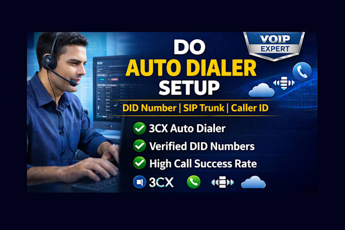 do auto dialer 3cx did number siptrunk caller id auto dialer upgrade twilio IVR