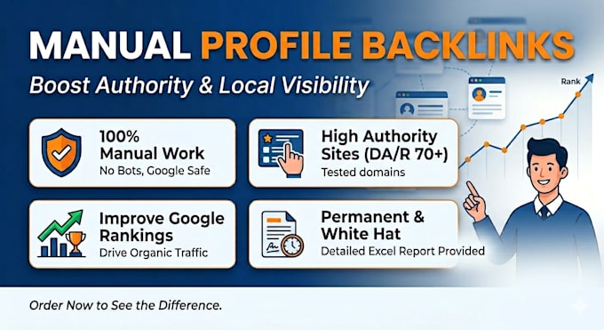 create manual profile backlinks for ranking