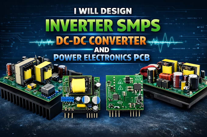 design inverter smps dc dc converter and power electronics pcb