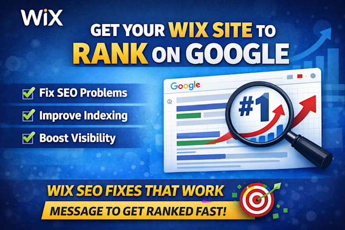 wix website redesign, fix wix seo, wix indexing issue, google visibility