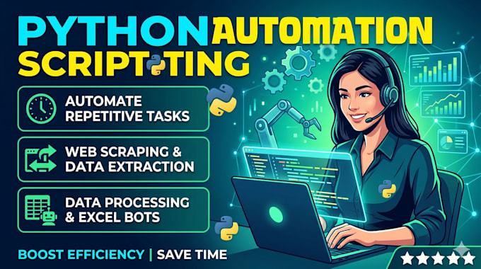 write python scripts for automation, tasks and projects