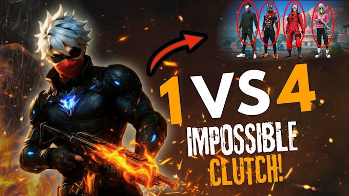 design eye catching gaming thumbnails for youtube videos