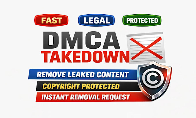 dmca takedown service, remove leaked content, copyright, infringing materials