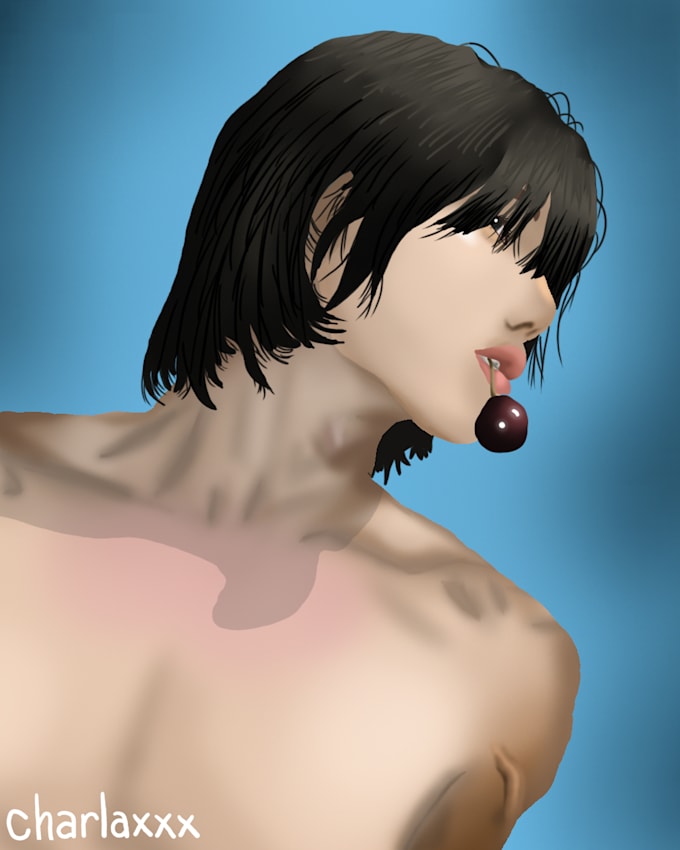 make a semirealistic or realistic art