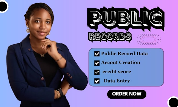 do public records creation with bot