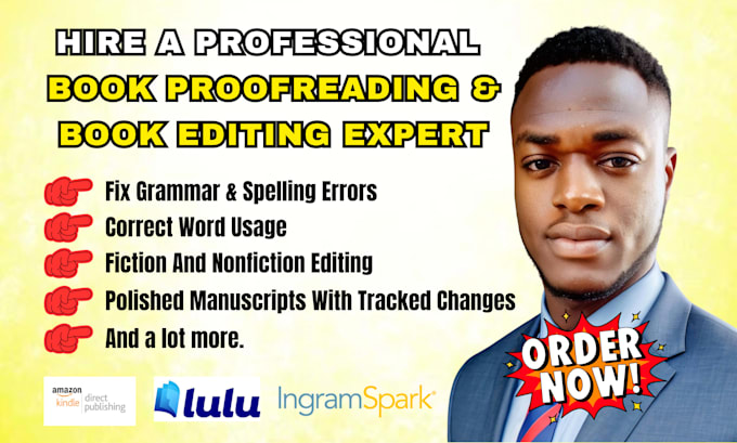 be your book editor, proofread and edit your manuscript, do book proofreading