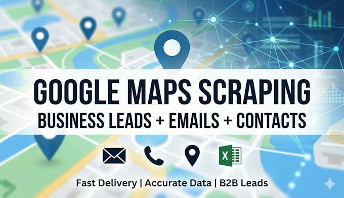 scrape google maps business leads with emails and contacts