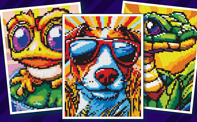 do high quality pixel art and animations