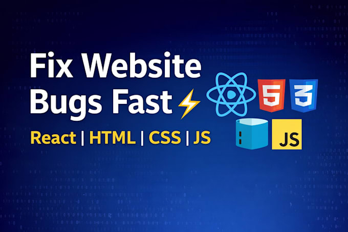 Build a responsive react website or fix frontend bugs by Vinayak__18 ...