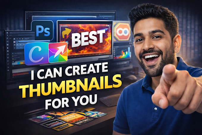 Create high ctr youtube thumbnails for all niches by Kamalcreative2 ...
