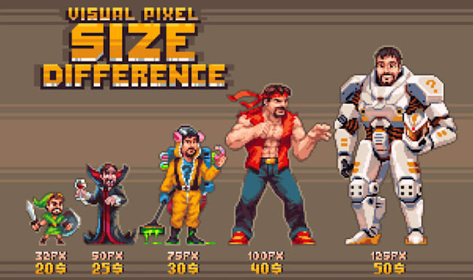 Create pixel art of your choice by Feliciasws | Fiverr