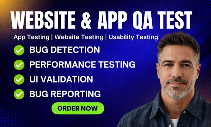 app testing and website testing for bugs and usability testing bug report