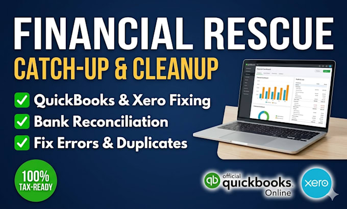 do quickbooks financial cleanup catch up bookkeeping