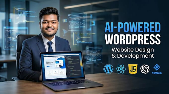 build a custom ai website using 10web or elementor with ai chatbot features