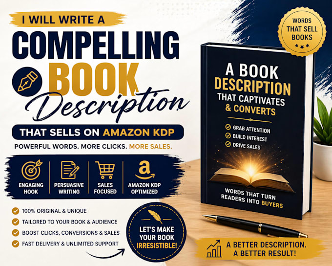 write a compelling ebook or book description that sells on amazon KDP