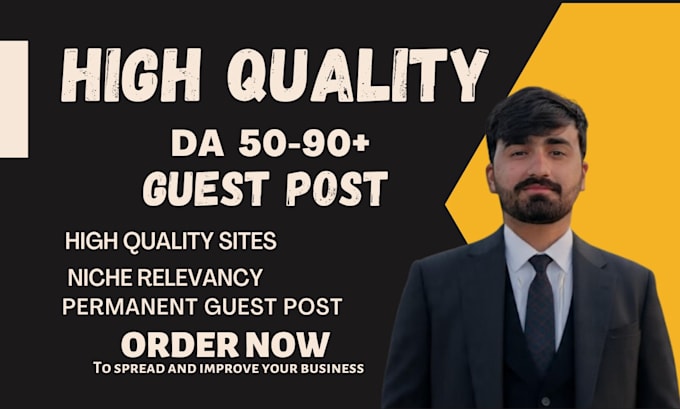 do guest post and build high authority SEO backlinks