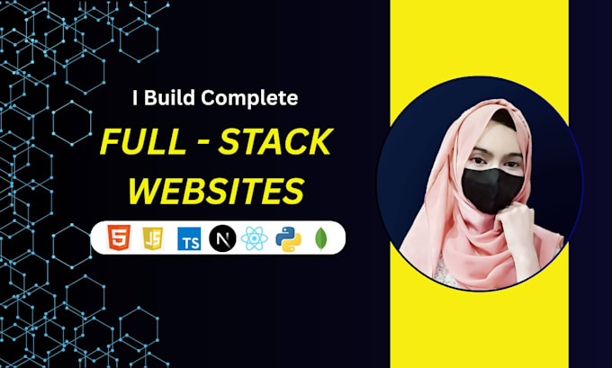 develop full stack web apps using react nextjs and flask